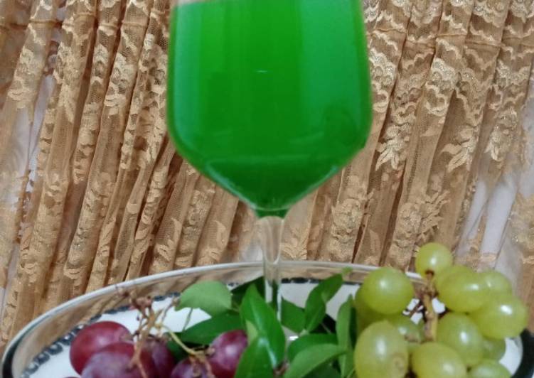Recipe of Super Quick Homemade Green grapes juice