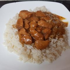 My Slowcooked Coconut Chicken Curry.😘 A picture of My Slowcooked Coconut Chicken Curry.😘.