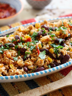 Mexikói rizses hús recept fotója
