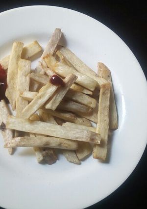 A picture of Fried yam.