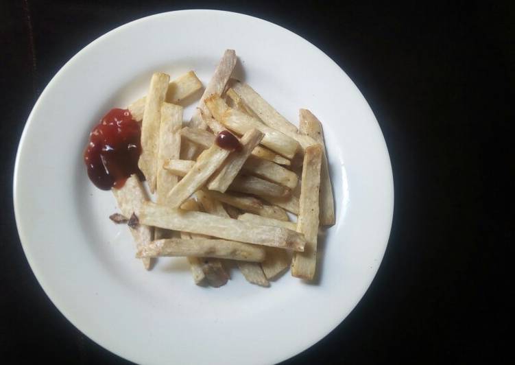 How to Prepare Speedy Fried yam