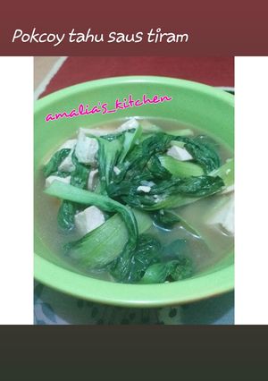 Foto resep Pokcoy tahu saus tiram