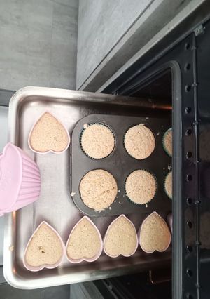 Una foto de Muffins de harina de avena