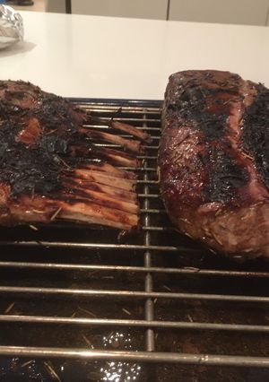 Una foto de Costillas de cordero al romero fresco