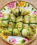 Ức gà cuộn cải thảo