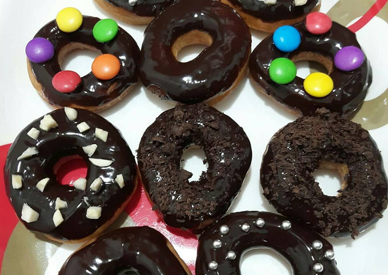 Eggless donuts
