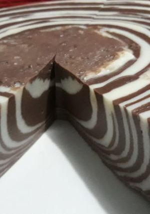Foto resep Puding zebra roti tawar