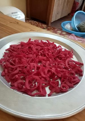 Hình của món Mứt dừa non.