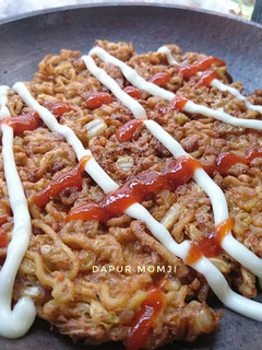 Foto resep Martabak Mie Seafood (okonomiyaki)
