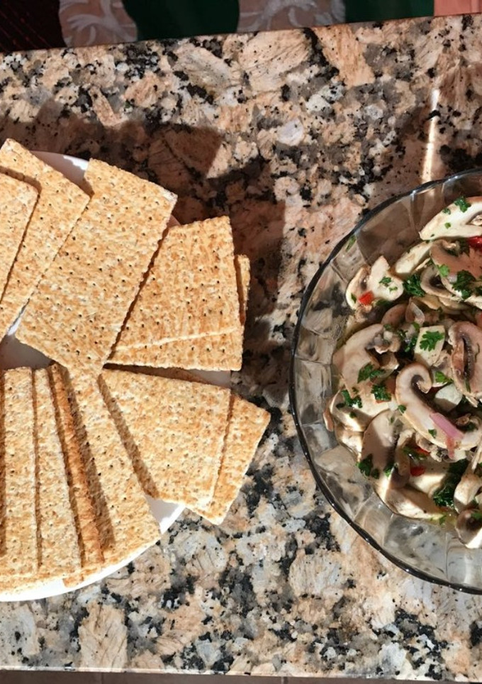 Una foto de Ceviche de champiñones