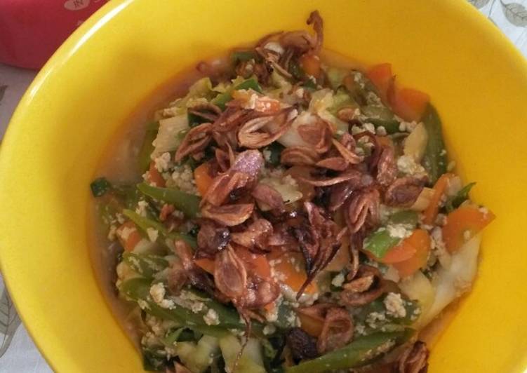 Resep Capcay sayur pedas Lezat