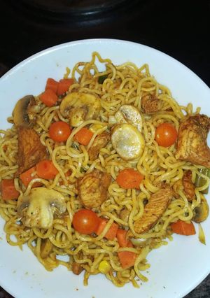 A picture of Chicken Noodle Stirfry.