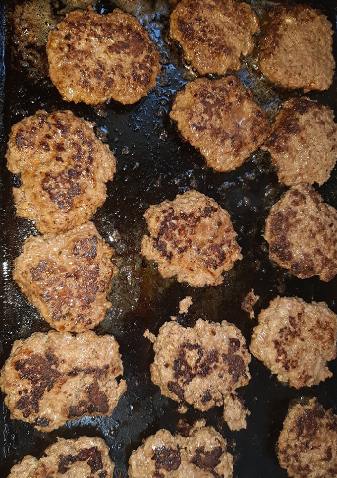 Una foto de Hamburguesas caseras a la plancha
