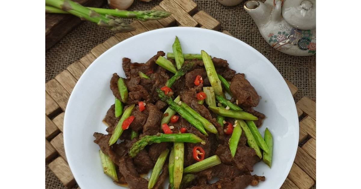 19 Resep Tumis Daging Asparagus Enak Dan Mudah Cookpad