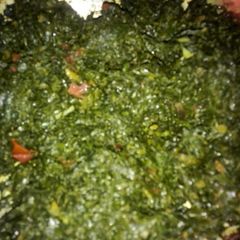 A picture of Fried kales.