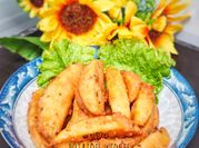 Gambar potato wedges tanpa oregano