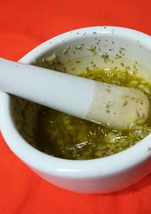 Una foto de Adobo para chuletas de cordero