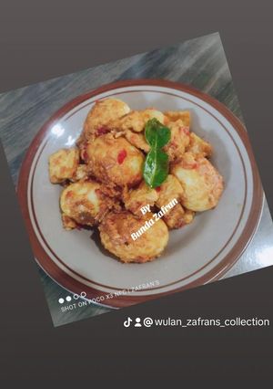 Foto resep Balado telur tahu