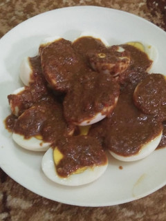 Foto resep Telur rebus bumbu sate