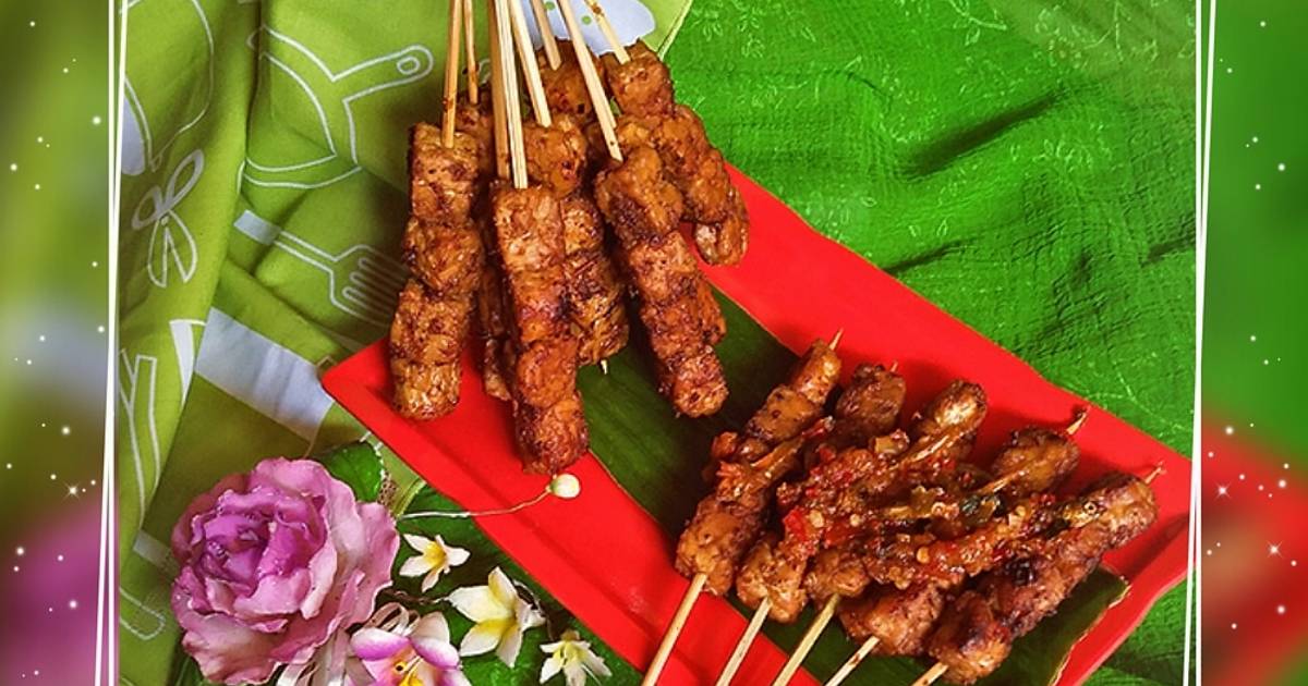 493 resep  sate tempe  enak dan sederhana Cookpad