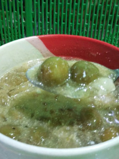 A picture of Candil/Sweet Potato Dumpling.