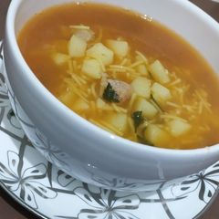 A picture of Late night hungry hubby soup.