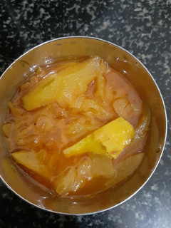 A picture of Raw mango sabzi.