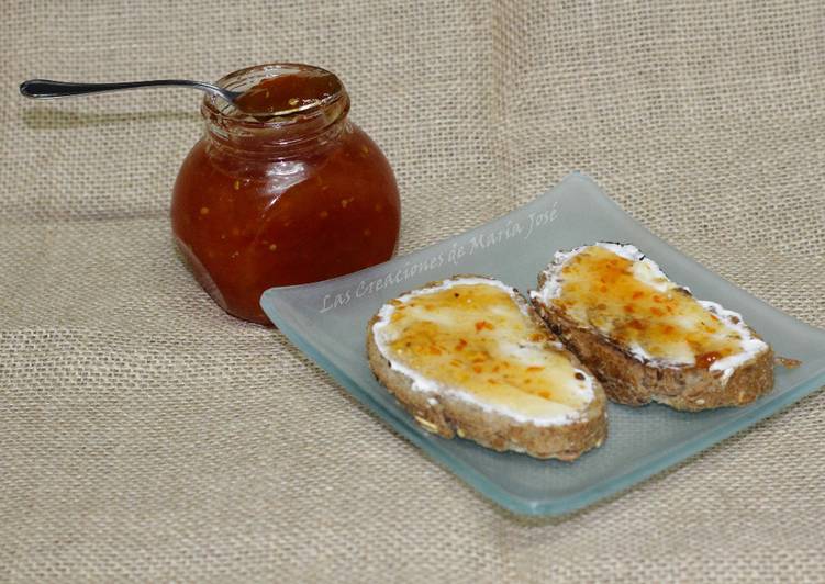 Mermelada de tomate y clavo, en la Monsieur cuisine