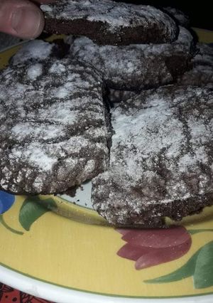 Una foto de Polvorones de chocolate