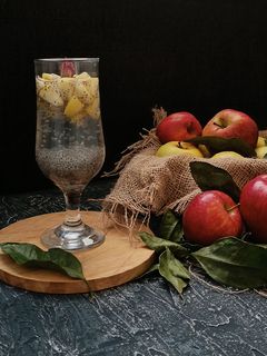 عکسی از دستور پانچ سیب دانه چیا🌻