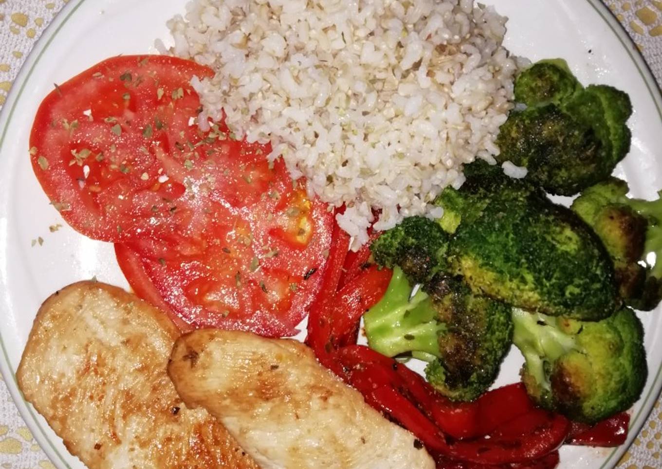 Almuerzo o cena saludable