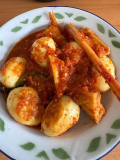 Foto resep Balado telur tahu pedas