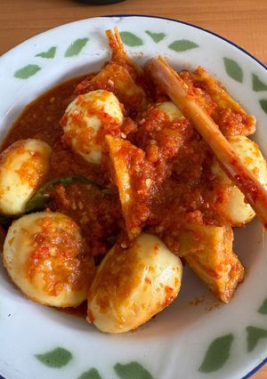 Foto resep Balado telur tahu pedas