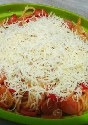 Foto resep Spaghetti Napolitan Jepang simpel
