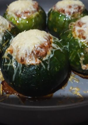 Una foto de Zapallitos rellenos