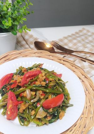 Foto resep Tumis Kangkung Tempe
