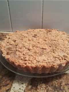 Una foto de Tarta crumble de ricota y yogur