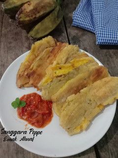 Foto resep Sanggara Peppe (pisang geprek)