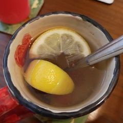 A picture of Gin hot toddy.