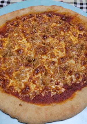 Una foto de Pizza sin gluten, mirar que maravilla