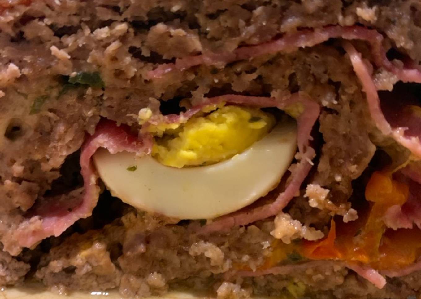 Arrollado carne picada