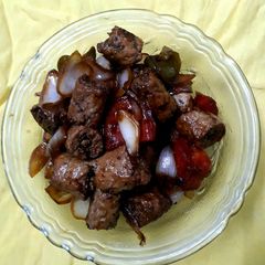 A picture of Chilli Seekh.