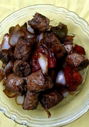 A picture of Chilli Seekh.