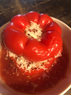A picture of Stuffed Peppers with Ground Turkey.