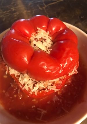 A picture of Stuffed Peppers with Ground Turkey.
