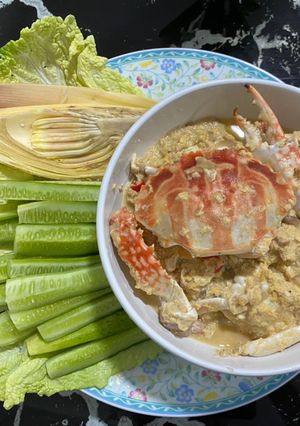 รูปของ หลนปูม้า (ใส่ไข่ไก่ไม่ตำเต้าเจี้ยว)