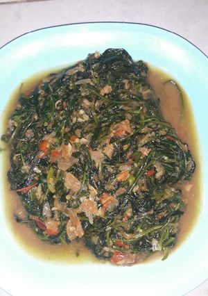 Foto resep Plecing Kangkung berkuah
