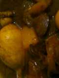 Semur uritan + ati ayam