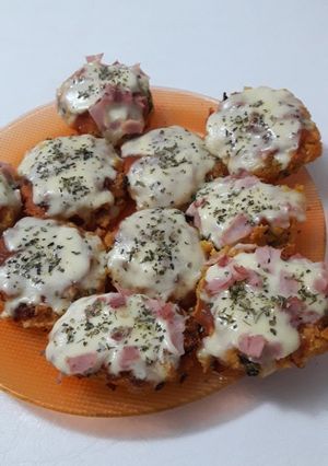 Una foto de Pizzetas de polenta