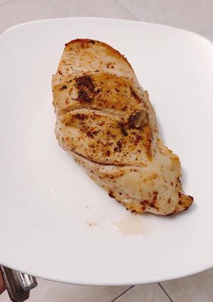 Hình của món Gà nướng healthy nổi chiên không dầu.